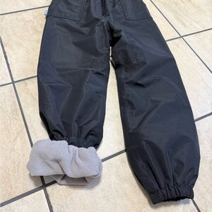Fleece lined Black pants for your little one